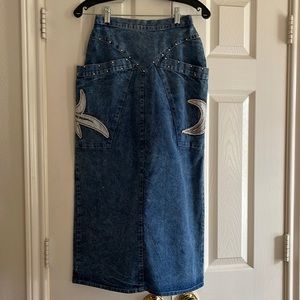 Vintage Denim Skirt